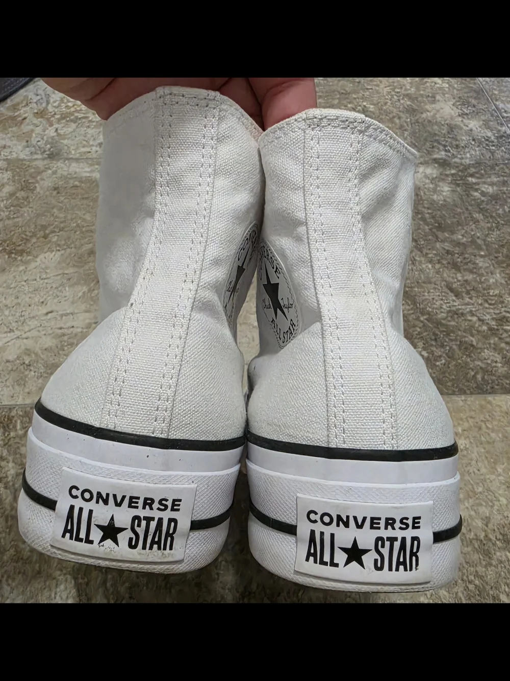 Converse Chuck Taylor All Star Lift Platform High Top Canvas Sneaker / Women's 8 - Picture 6 of 7